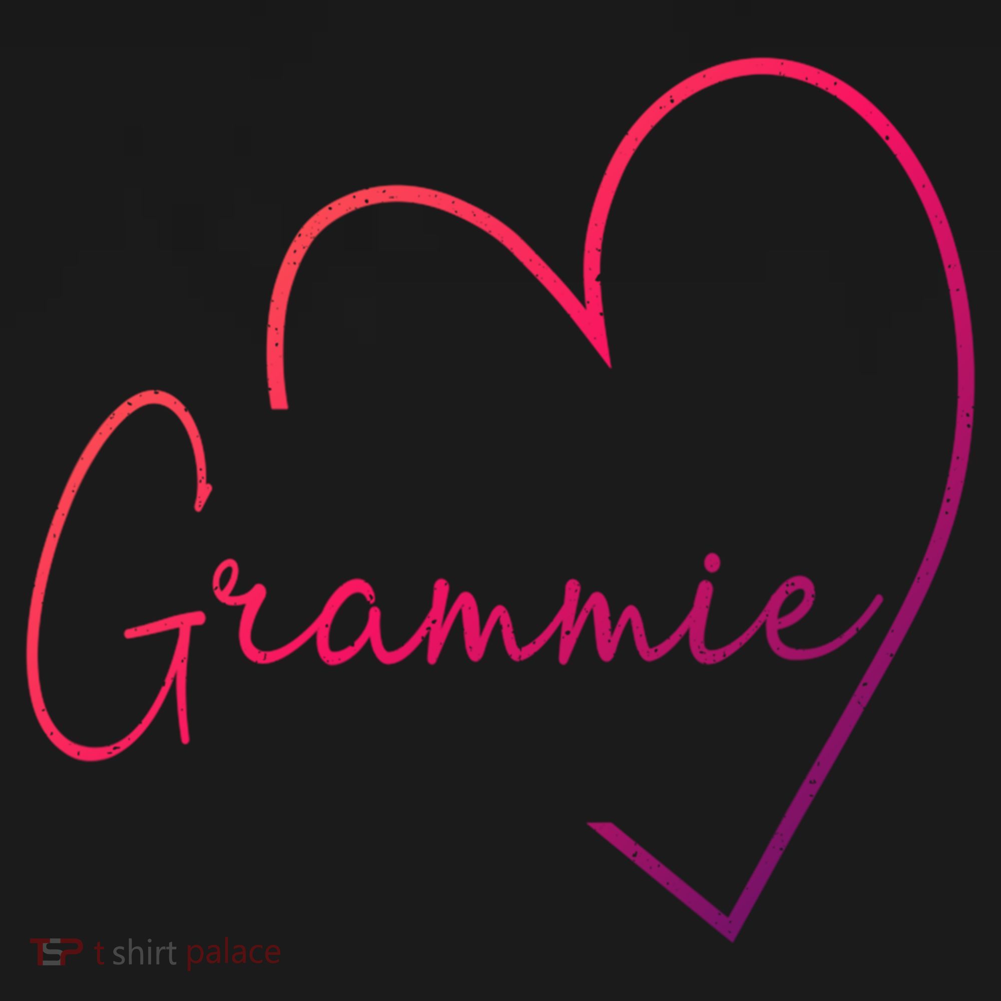 Grammie Heart Grandma Christmas MotherS Day Meaningful Gift Women's Hoodie