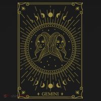 Gemini Horoscope Gemini Art Tee May June Birthday Gemini Baby Bodysuit thumb 2