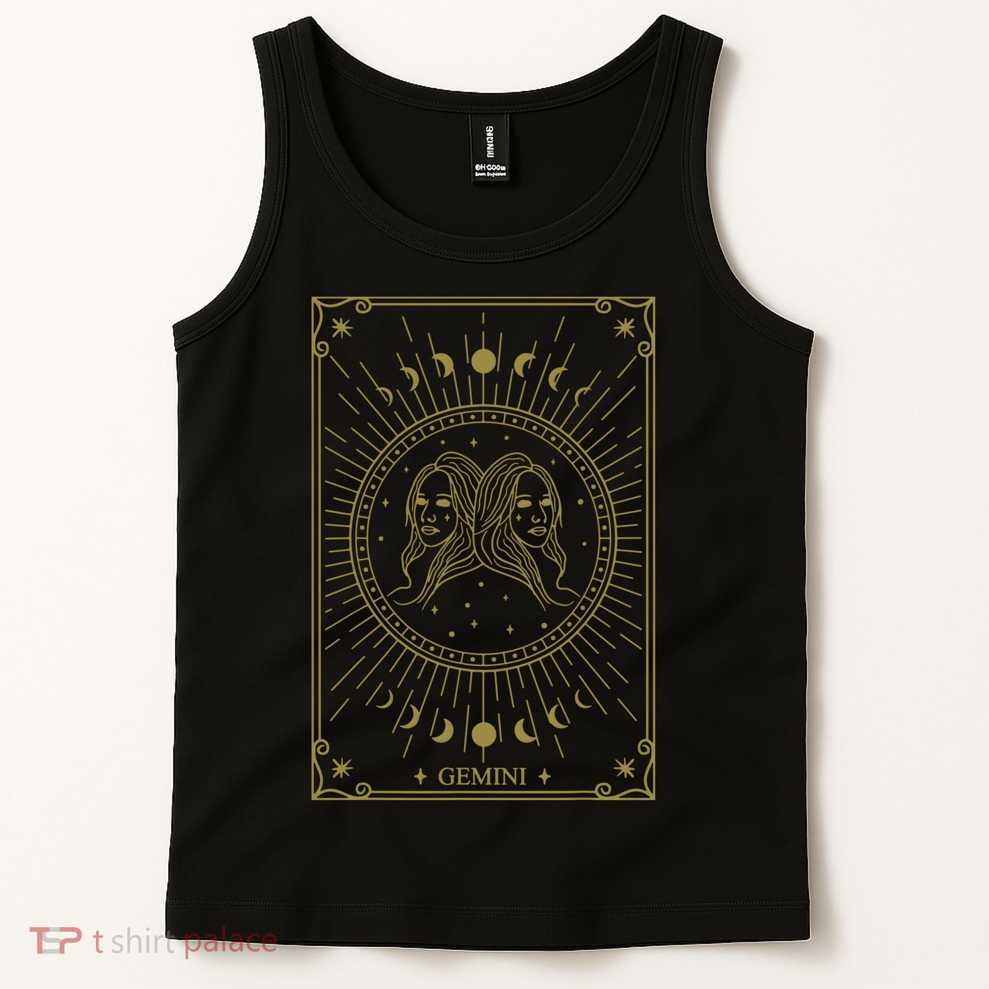 Gemini Horoscope Gemini Art Tee May June Birthday Gemini Tank Top