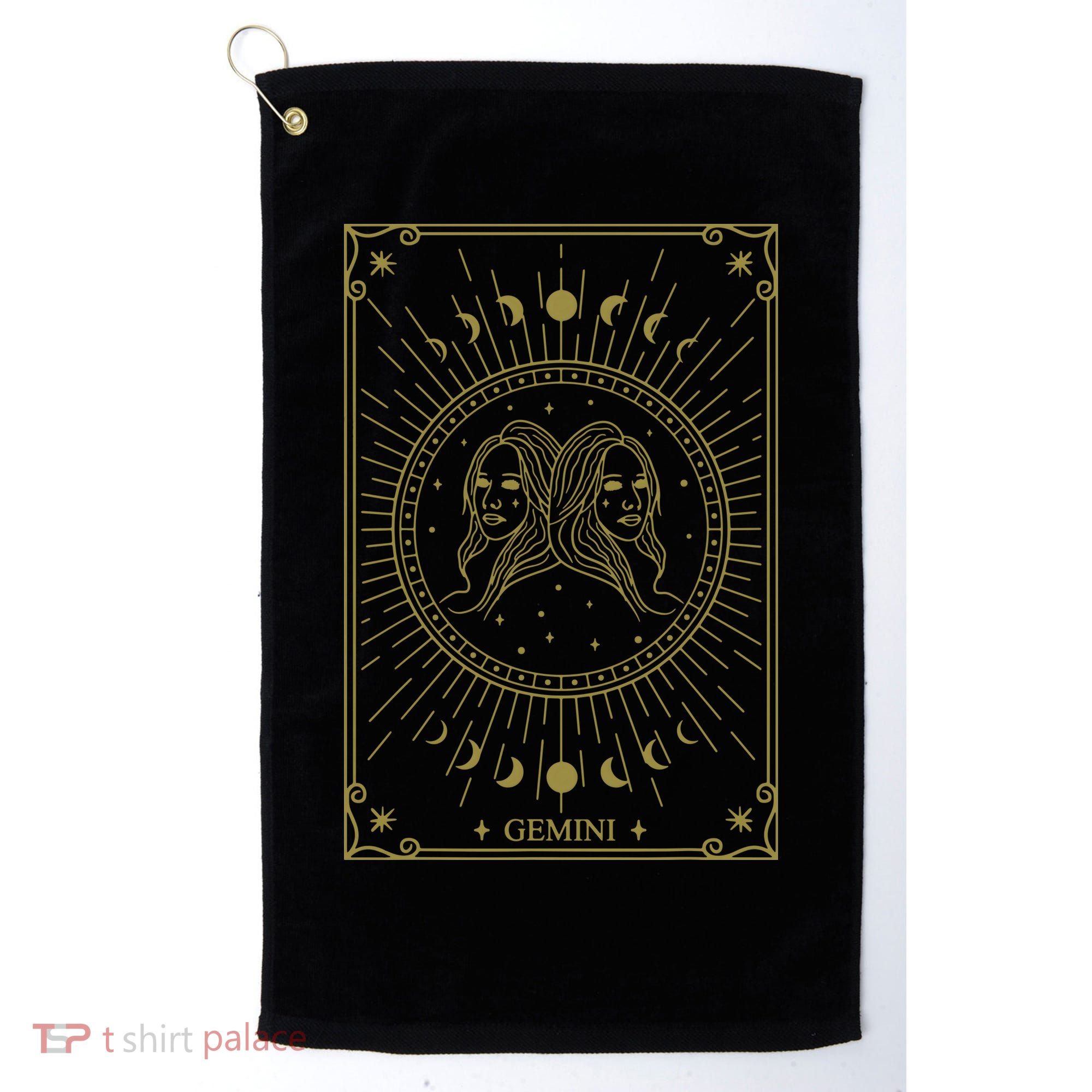 Gemini Horoscope Gemini Art Tee May June Birthday Gemini Golf Towel