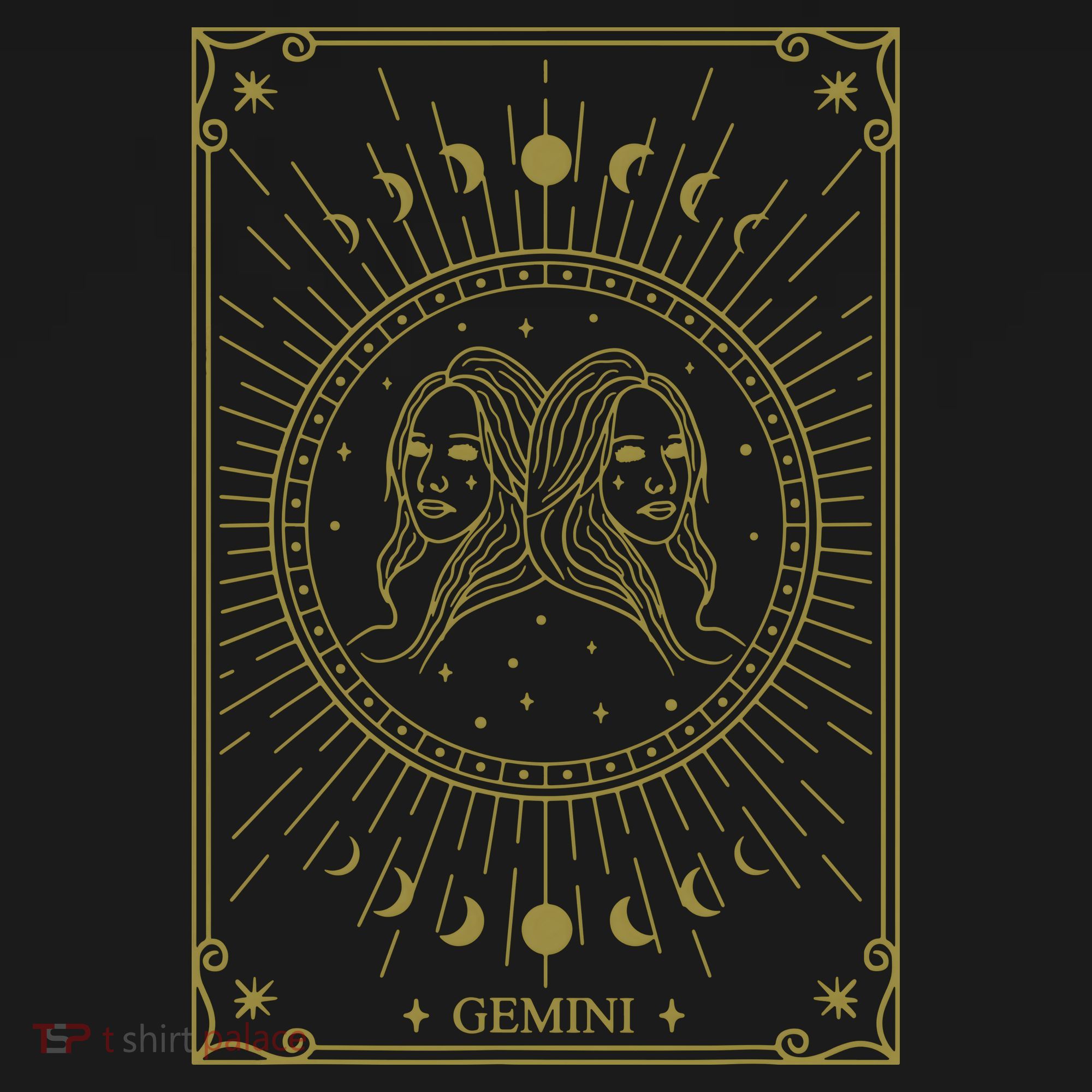 Gemini Horoscope Gemini Art Tee May June Birthday Gemini Kids T-Shirt
