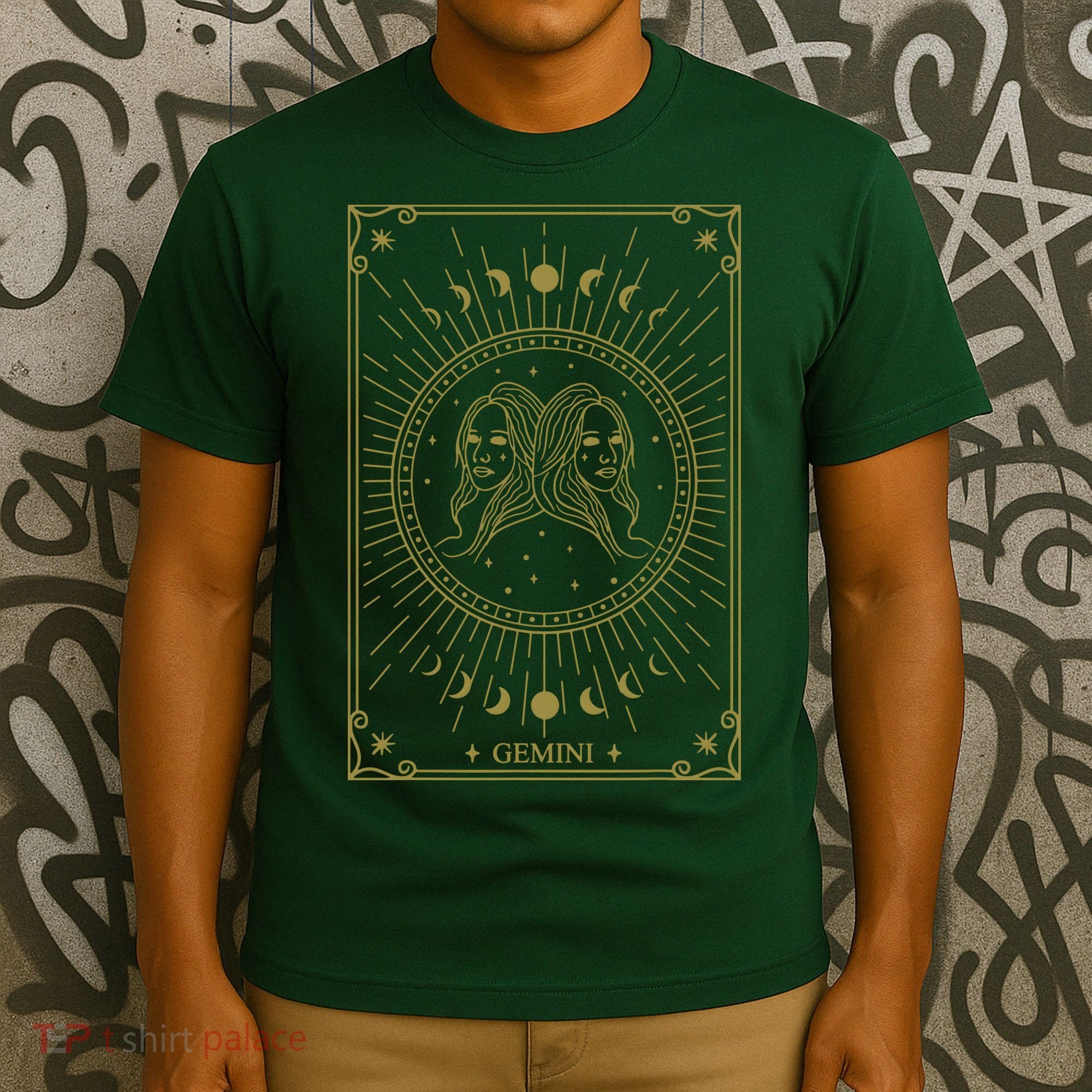 Gemini Horoscope Gemini Art Tee May June Birthday Gemini T-Shirt
