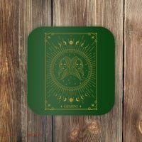 Gemini Horoscope Gemini Art Tee May June Birthday Gemini Coaster thumb 0