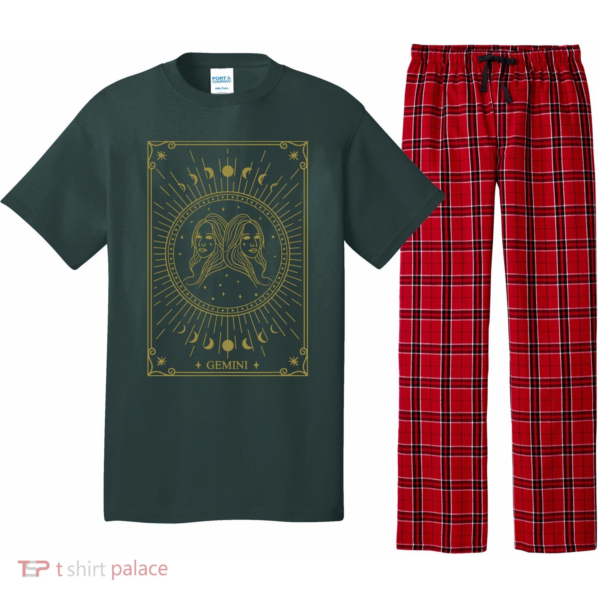 Gemini Horoscope Gemini Art Tee May June Birthday Gemini Pajama Set