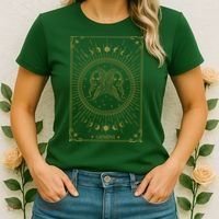 Gemini Horoscope Gemini Art Tee May June Birthday Gemini Women's T-Shirt thumb 2