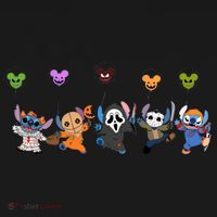 Ghostface Horror Halloween Halloween Character Chibi Backpack thumb 2