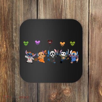 Ghostface Horror Halloween Halloween Character Chibi Coaster