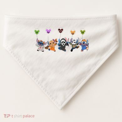 Ghostface Horror Halloween Halloween Character Chibi USA-Made Doggie Bandana