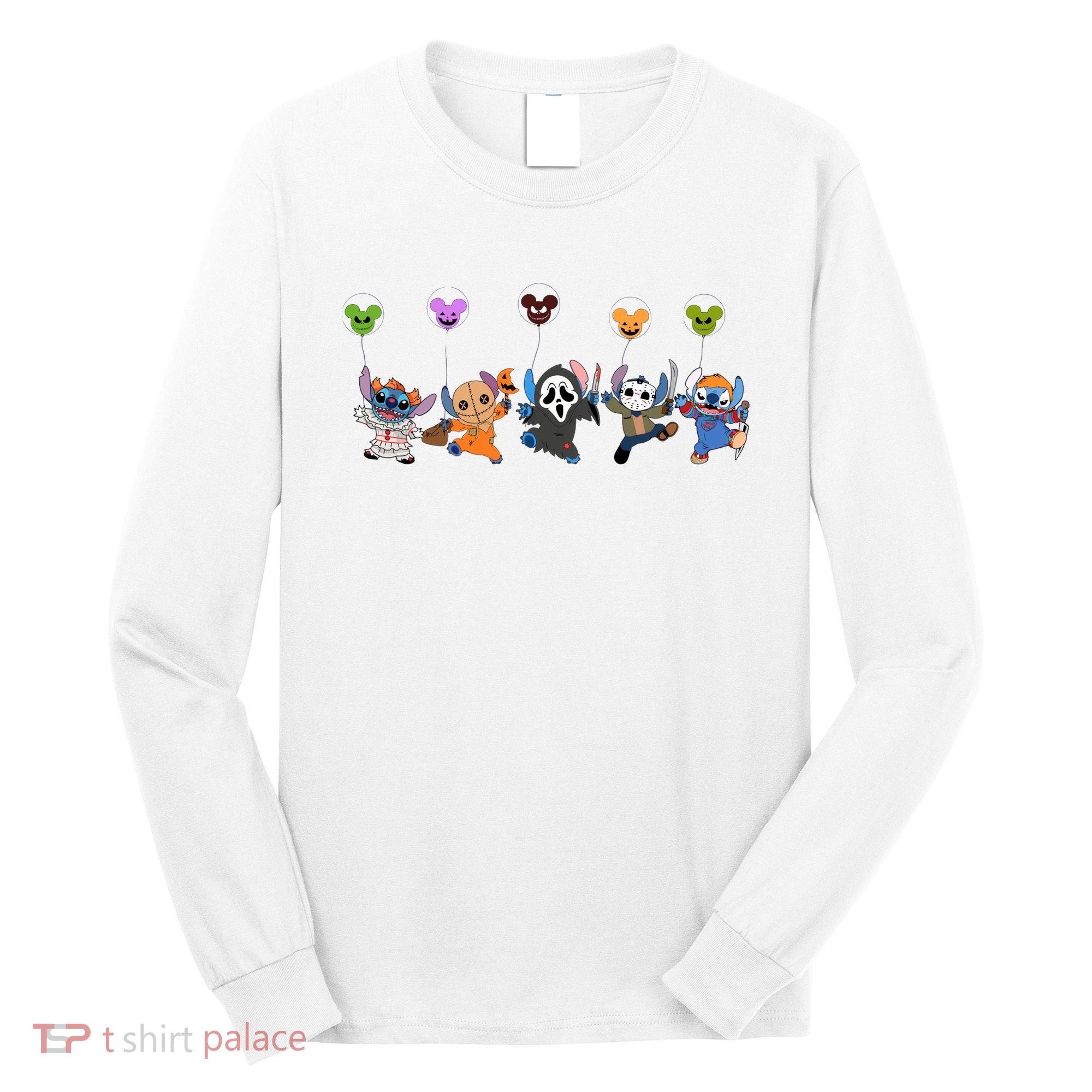 Ghostface Horror Halloween Halloween Character Chibi Long Sleeve Shirt
