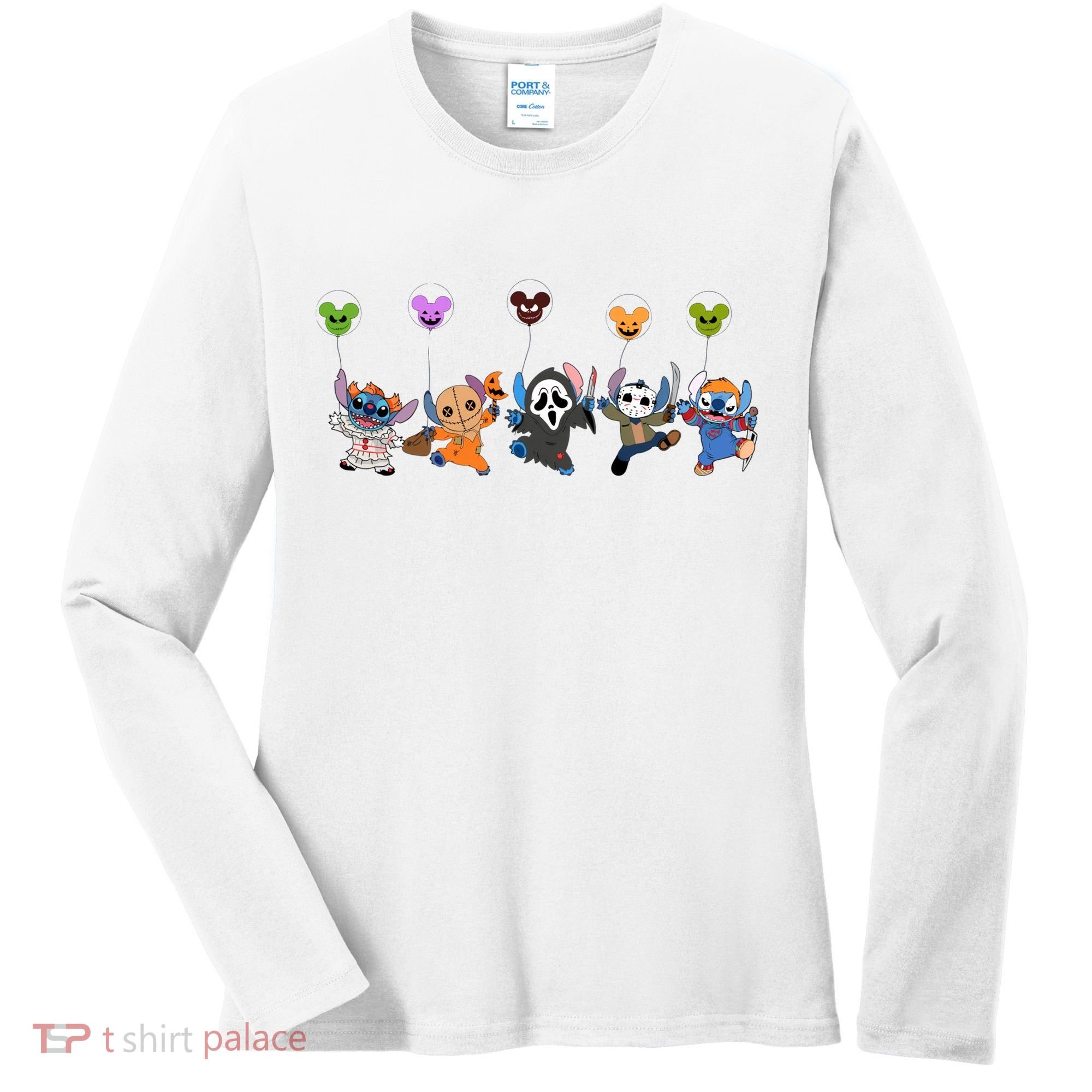 Ghostface Horror Halloween Halloween Character Chibi Women's Long Sleeve Shirt