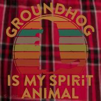 Ground Hog Is My Spirit Animal Gift Silhouette Groundhog Day Women's Flannel Plaid Pajama Pants thumb 2