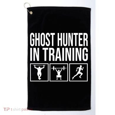Ghost Hunter In Training For Paranormal Investigator Gift Golf Towel