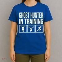 Ghost Hunter In Training For Paranormal Investigator Gift T-Shirt thumb 4