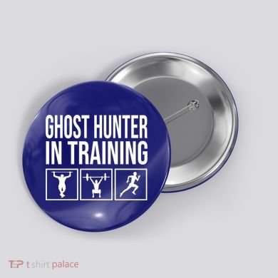Ghost Hunter In Training For Paranormal Investigator Gift Button