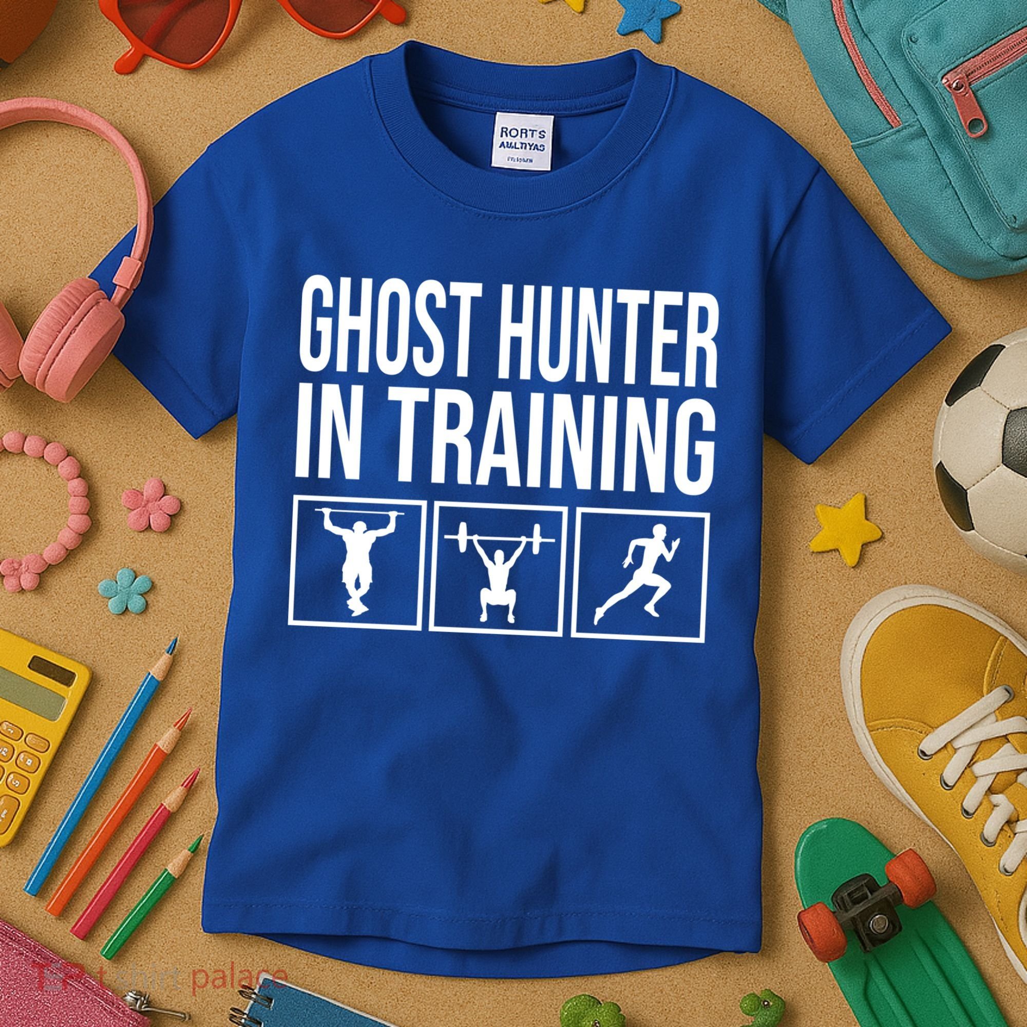 Ghost Hunter In Training For Paranormal Investigator Gift Kids T-Shirt