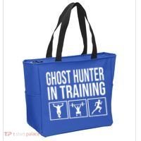 Ghost Hunter In Training For Paranormal Investigator Gift Tote Bag thumb 2