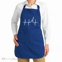 Guitar Heartbeat Instrut Gift Cute Gift Apron thumb 2