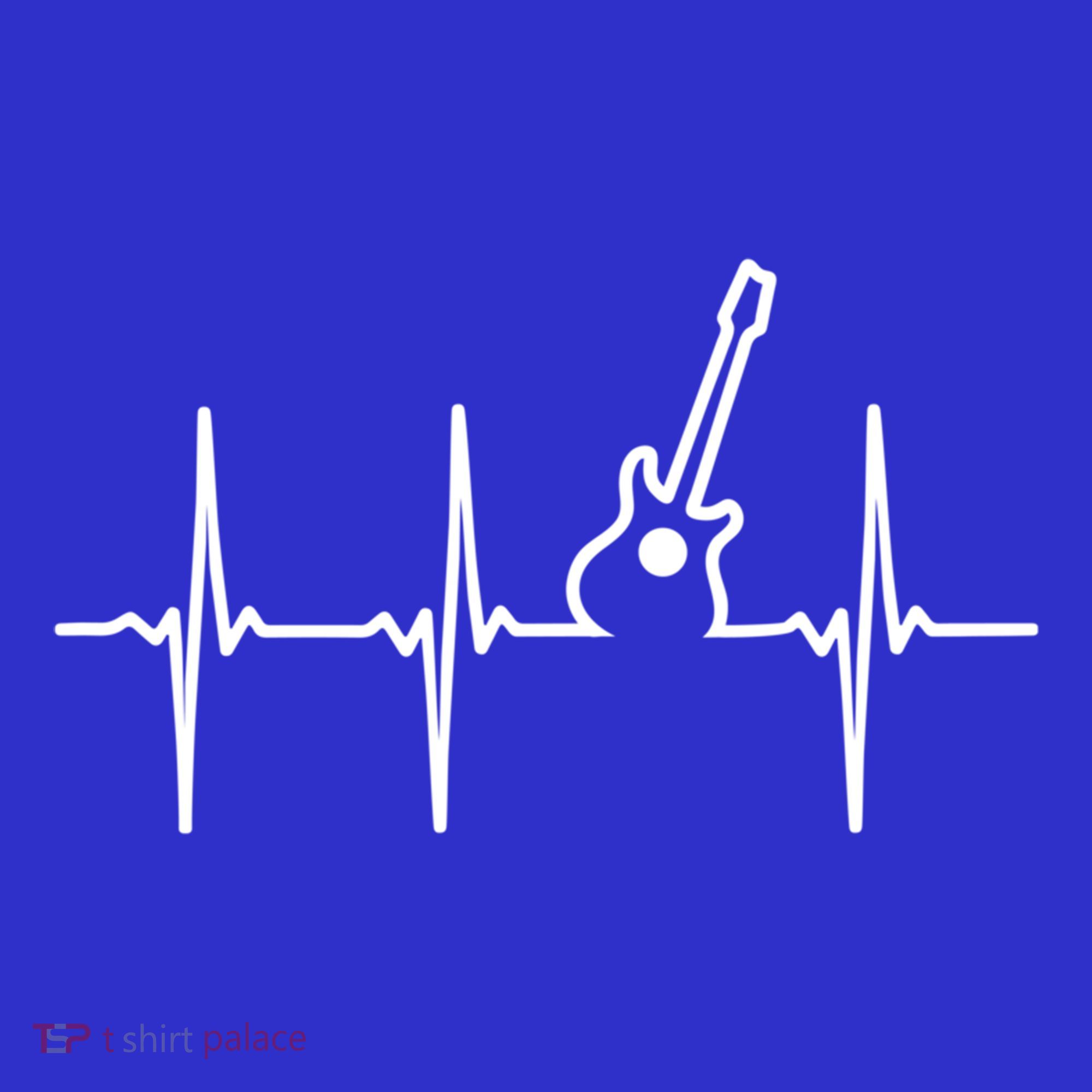 Guitar Heartbeat Instrut Gift Cute Gift Apron