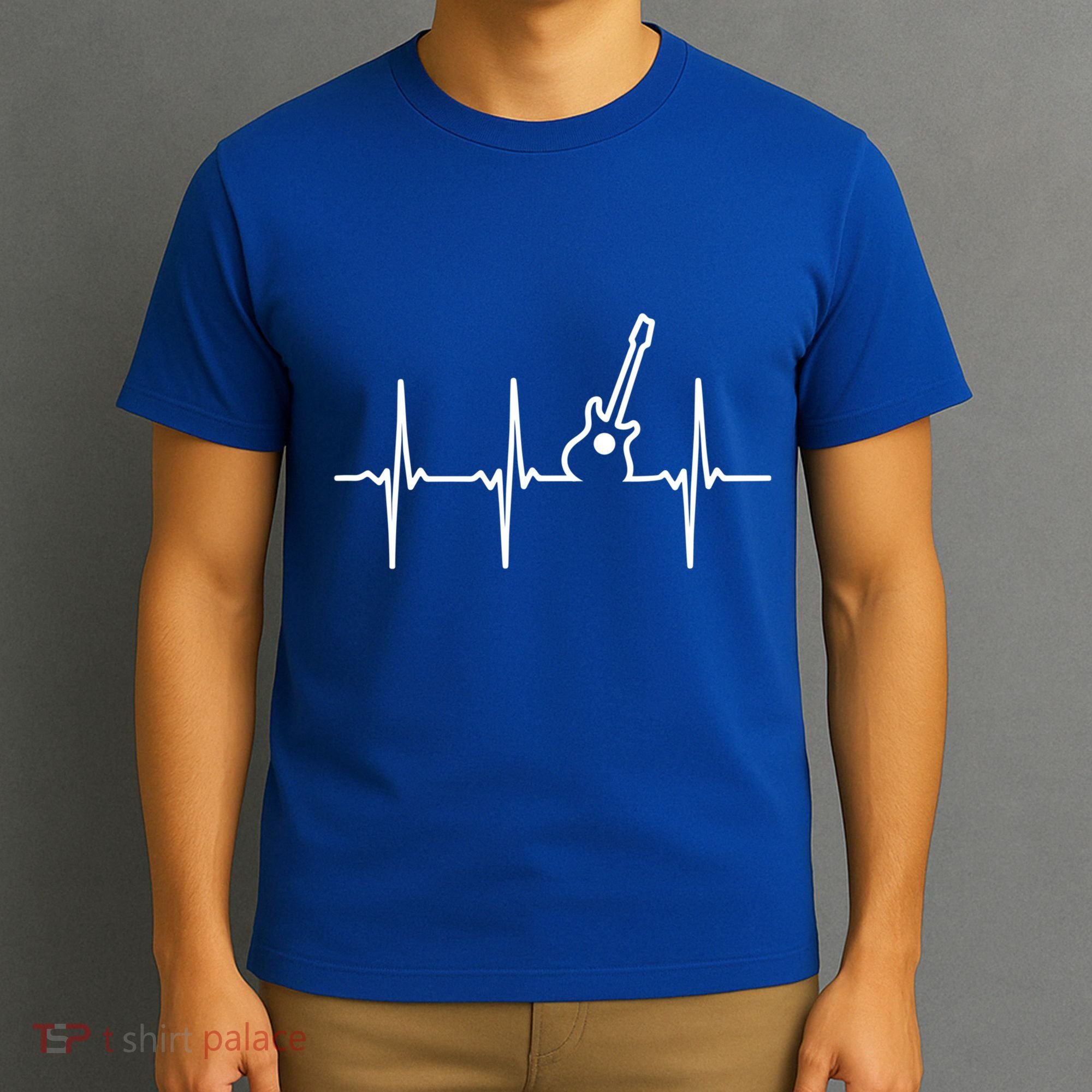 Guitar Heartbeat Instrut Gift Cute Gift T-Shirt