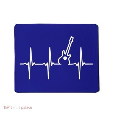 Guitar Heartbeat Instrut Gift Cute Gift Mousepad