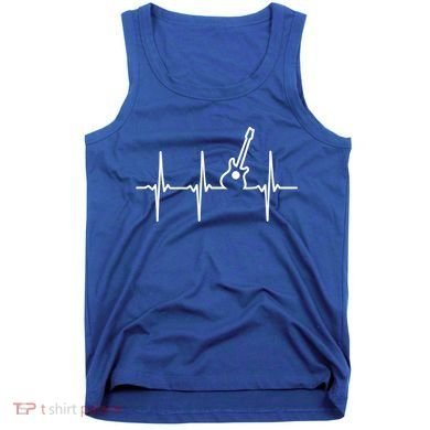 Guitar Heartbeat Instrut Gift Cute Gift Tank Top