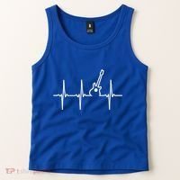 Guitar Heartbeat Instrut Gift Cute Gift Tank Top thumb 2