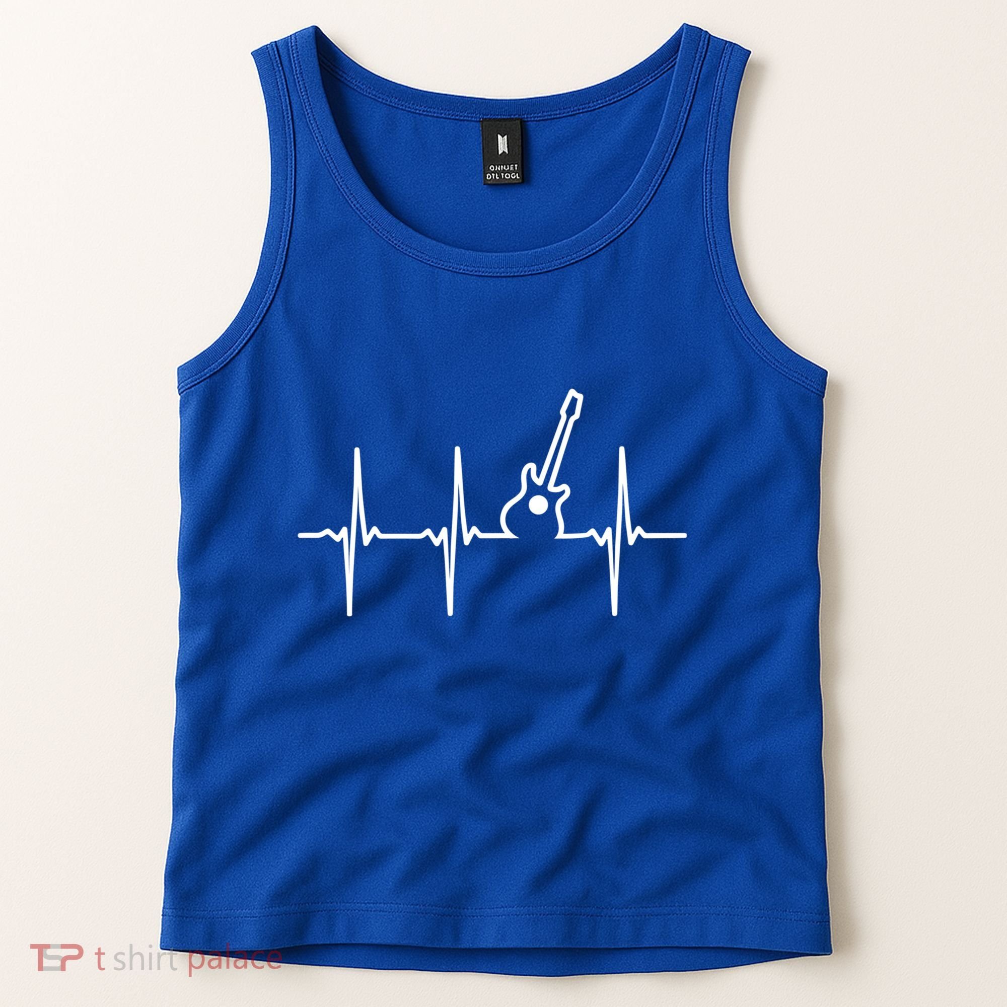 Guitar Heartbeat Instrut Gift Cute Gift Tank Top