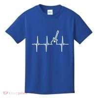Guitar Heartbeat Instrut Gift Cute Gift Kids T-Shirt thumb 0