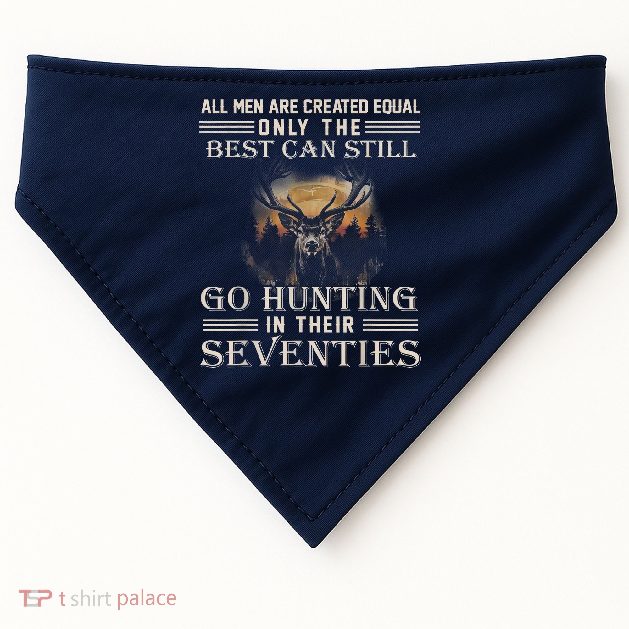 Go Hunting In Their Seventies USA-Made Doggie Bandana