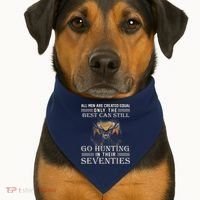 Go Hunting In Their Seventies USA-Made Doggie Bandana thumb 1