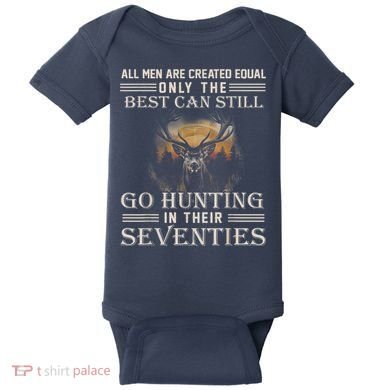 Go Hunting In Their Seventies Baby Bodysuit