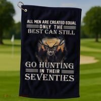 Go Hunting In Their Seventies Golf Towel thumb 1
