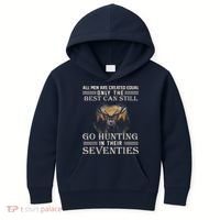 Go Hunting In Their Seventies Kids Hoodie thumb 0