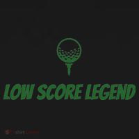 Golf Humor, Low Score Legend, Green Golf Apron thumb 3
