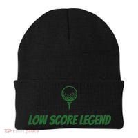 Golf Humor, Low Score Legend, Green Golf Beanie thumb 0