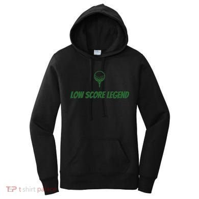 Golf Humor, Low Score Legend, Green Golf Women's Hoodie