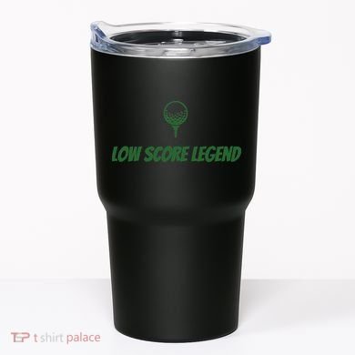 Golf Humor, Low Score Legend, Green Golf Tumbler