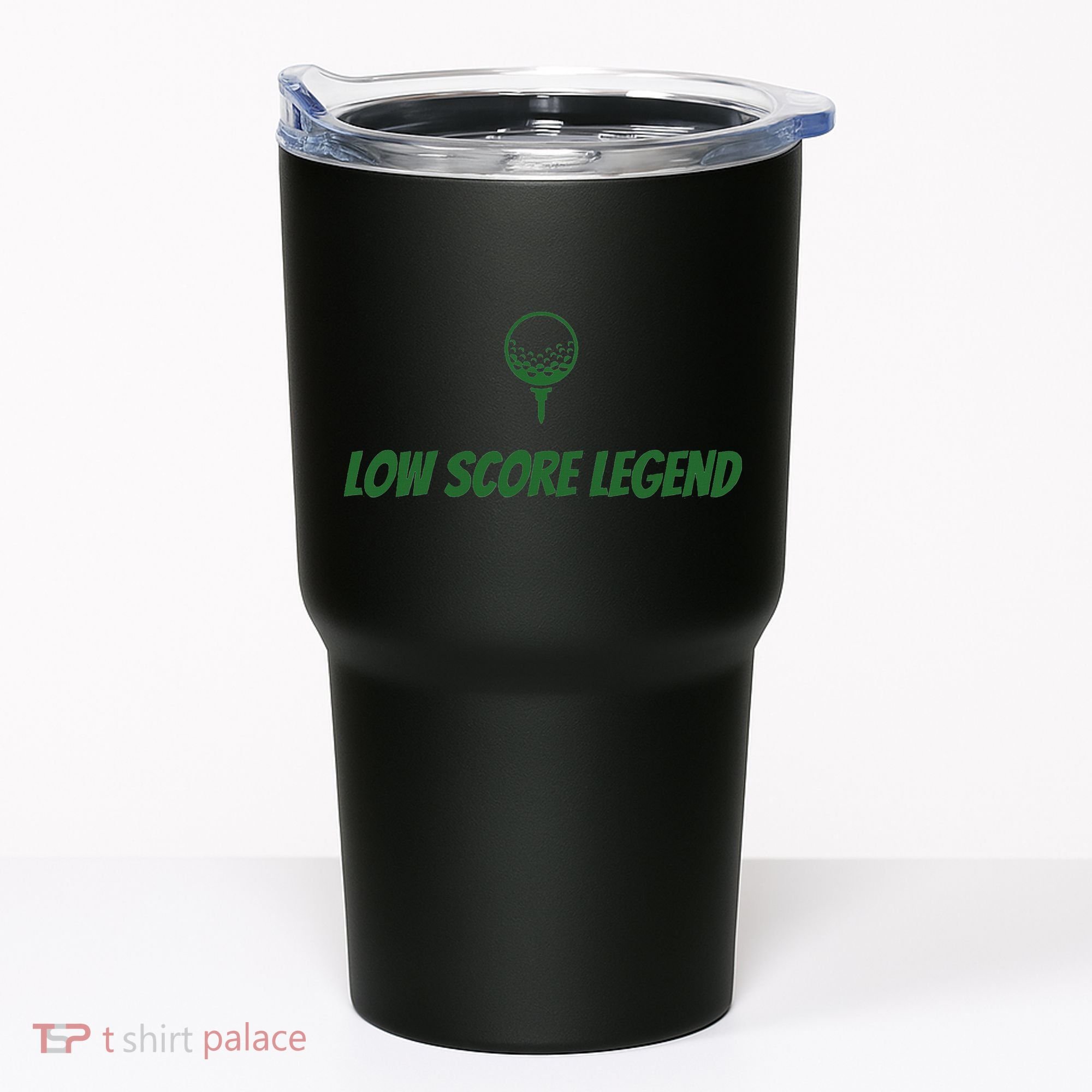 Golf Humor, Low Score Legend, Green Golf Tumbler
