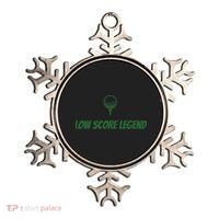 Golf Humor, Low Score Legend, Green Golf Ornament thumb 0