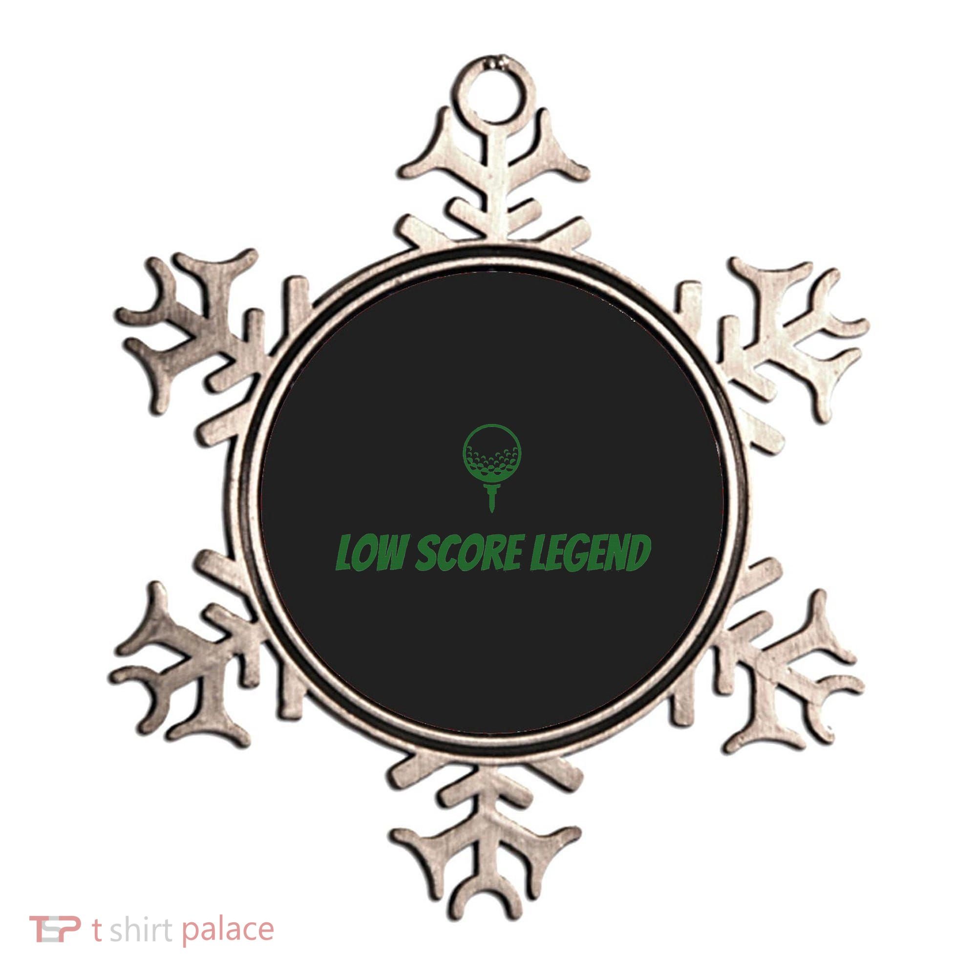 Golf Humor, Low Score Legend, Green Golf Ornament