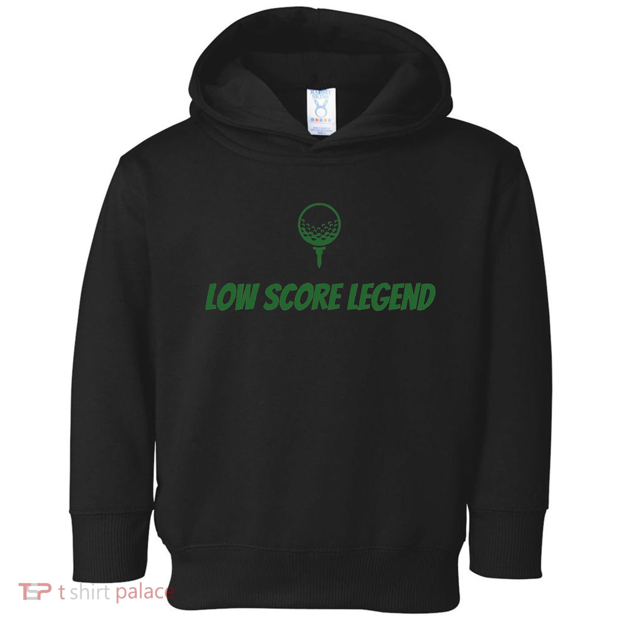 Golf Humor, Low Score Legend, Green Golf Toddler Hoodie