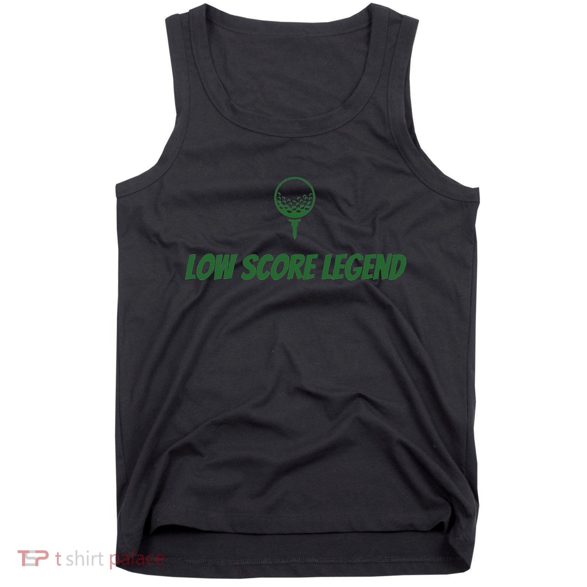 Golf Humor, Low Score Legend, Green Golf Tank Top