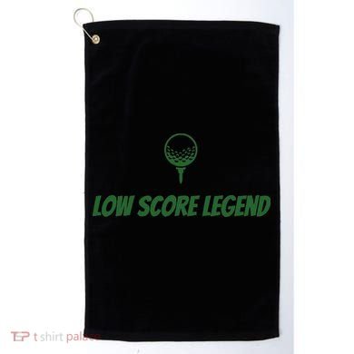 Golf Humor, Low Score Legend, Green Golf Golf Towel