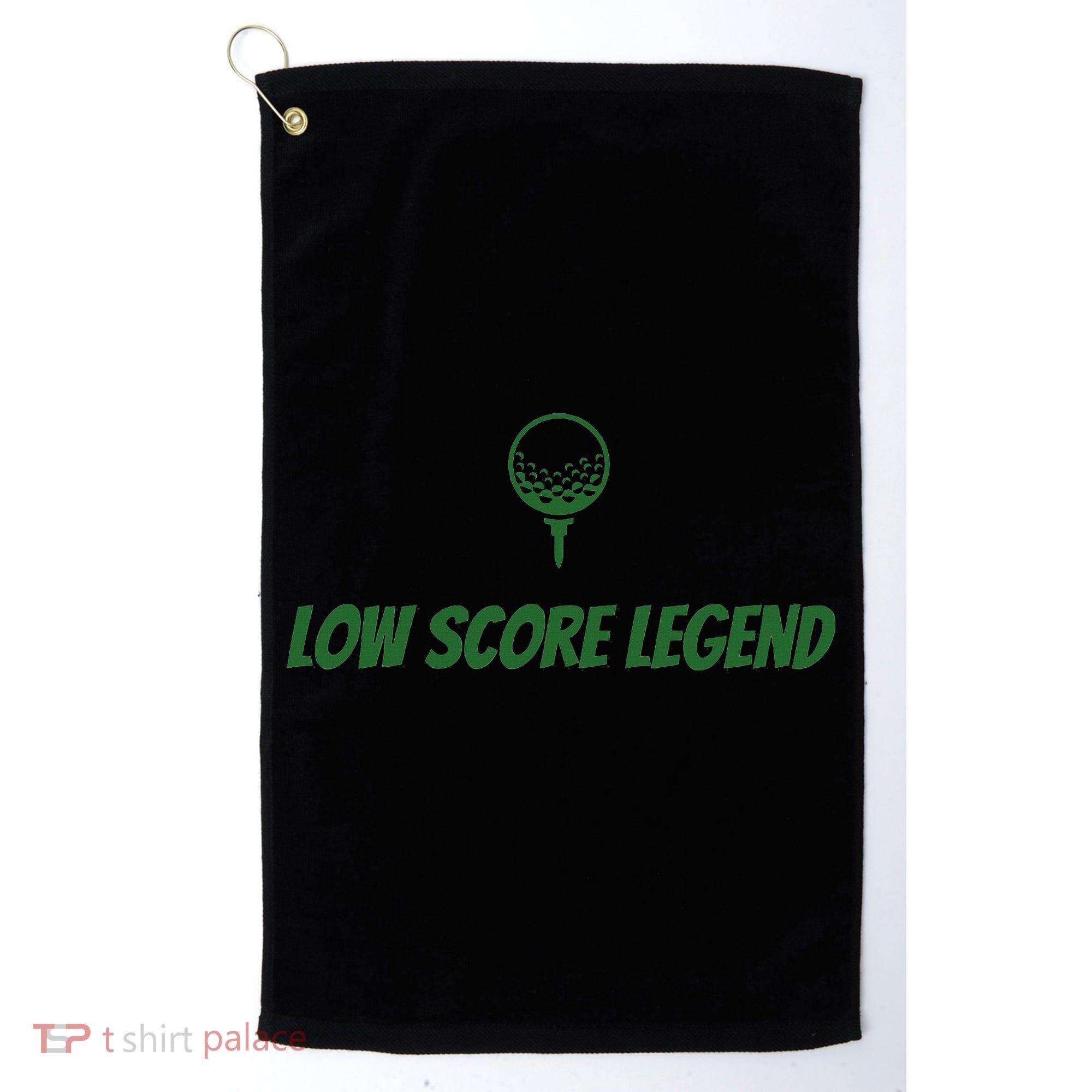 Golf Humor, Low Score Legend, Green Golf Golf Towel