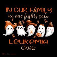 Ghost Halloween Leukemia Cancer No One Fights Solo Leukemia Crew Coffee Mug thumb 5
