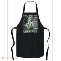 Girl Hold My Earrings Save Public Lands Political Activism Apron thumb 0