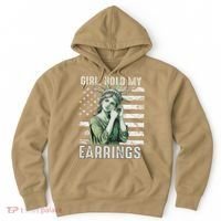 Girl Hold My Earrings Save Public Lands Political Activism Hoodie thumb 0