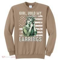 Girl Hold My Earrings Save Public Lands Political Activism Sweatshirt thumb 0