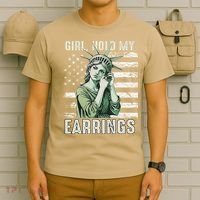 Girl Hold My Earrings Save Public Lands Political Activism T-Shirt thumb 6