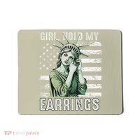 Girl Hold My Earrings Save Public Lands Political Activism Mousepad thumb 0